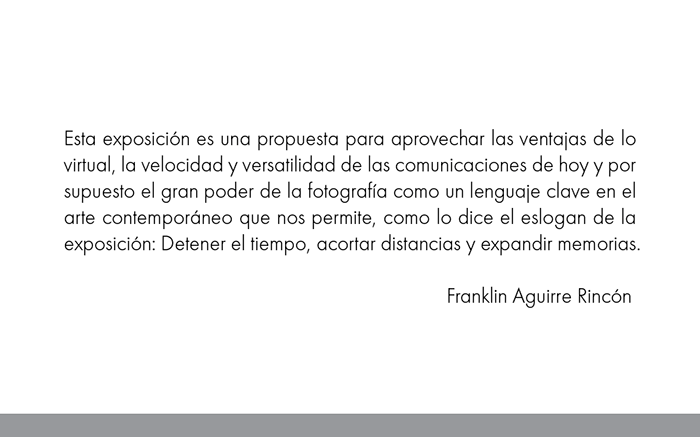 Texto curatorial Telefoto 01 de Franklin Aguirre